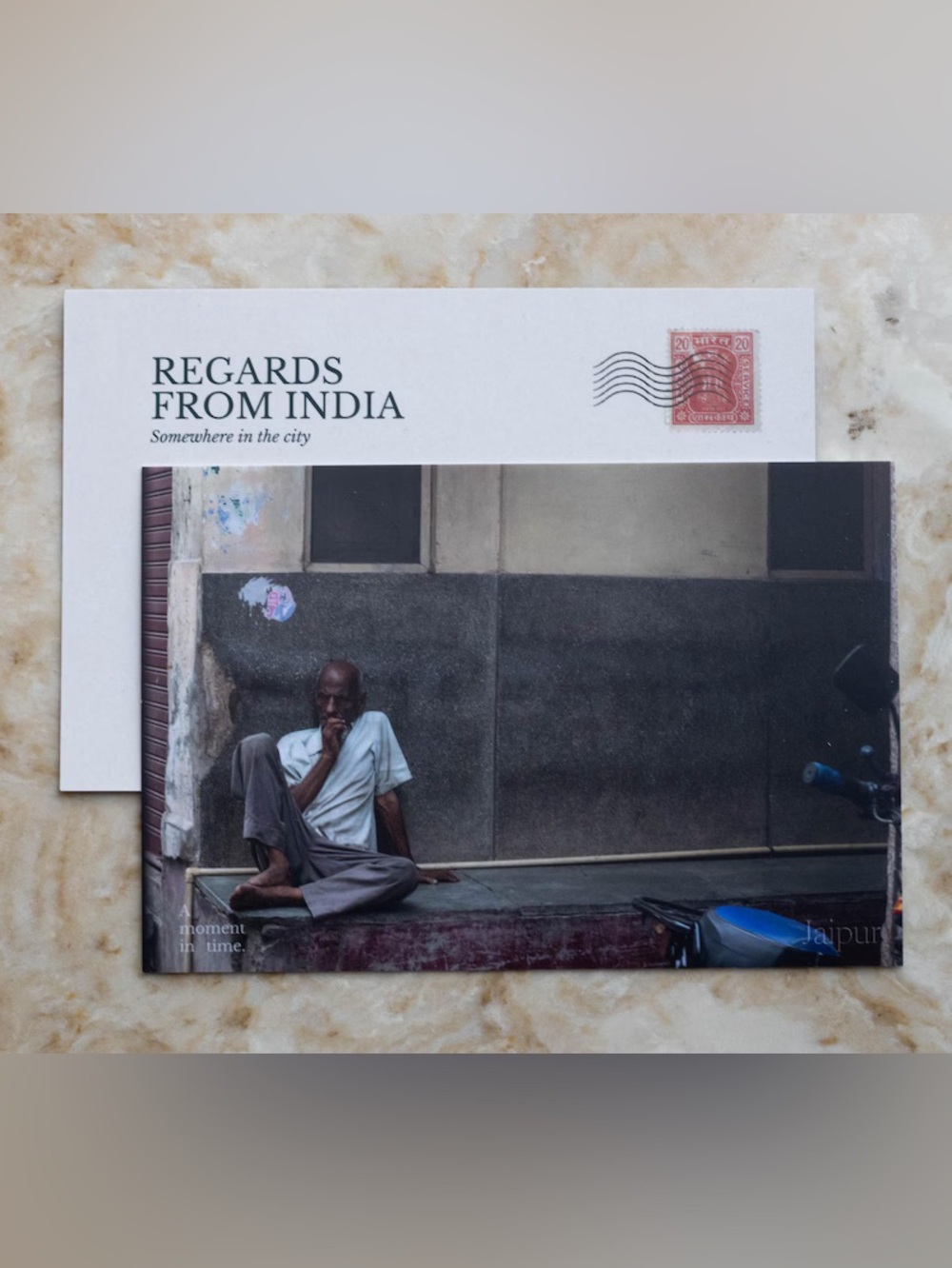 India Boutique Travel Photography Postcard